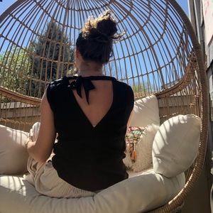 Sandro Top Back open size s. Comes from France